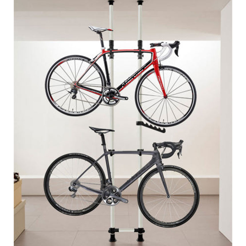 탑모아 크랭키 고정식 2단 자전거 거치대 베란다 화이트 39,000원
