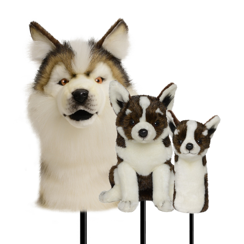 그린피플 실사 허스키 드라이버/우드/유틸리티 클럽커버 3종 중 택 1, 1개 55,300원