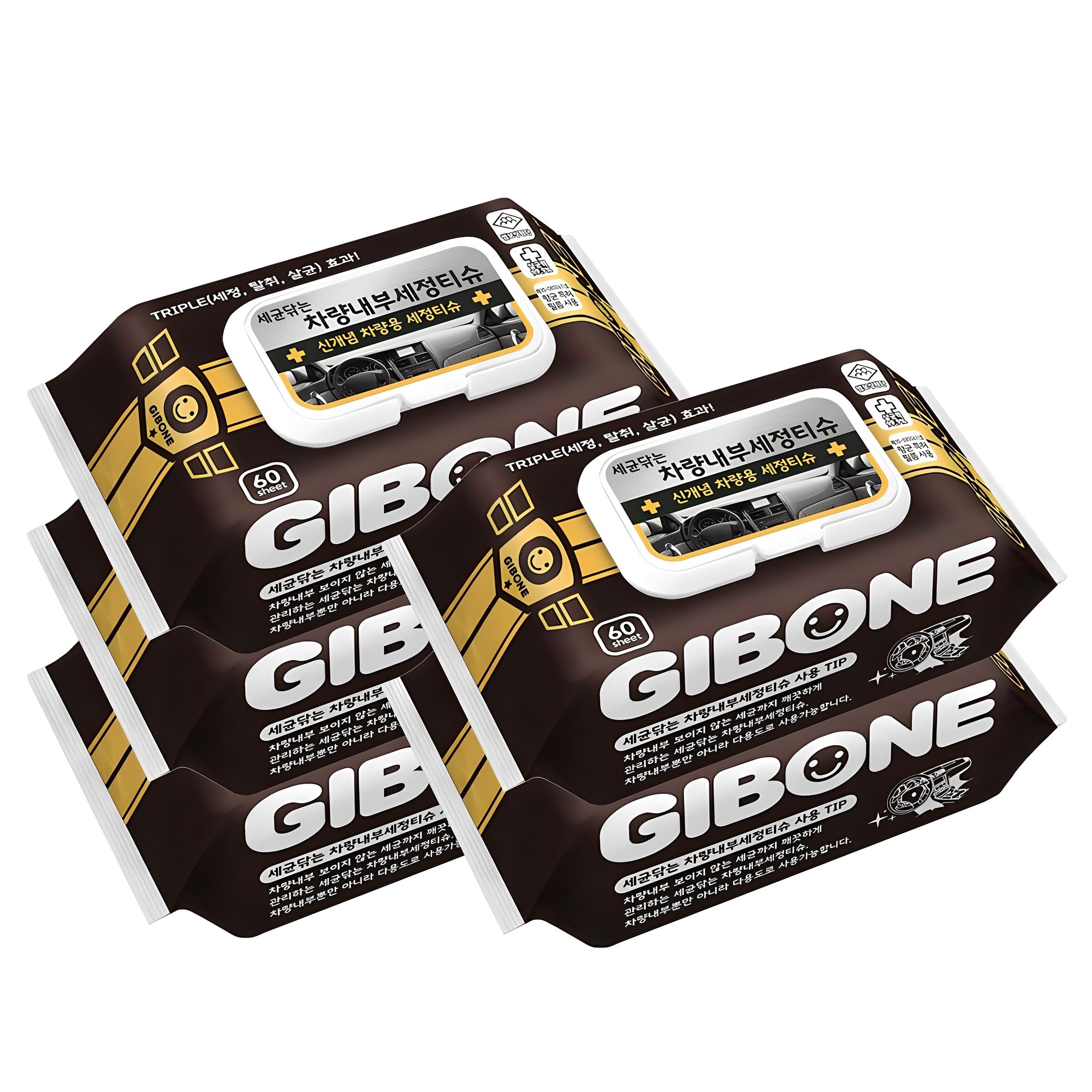 기본에 세균닦는 차량내부 세정티슈 12,050원