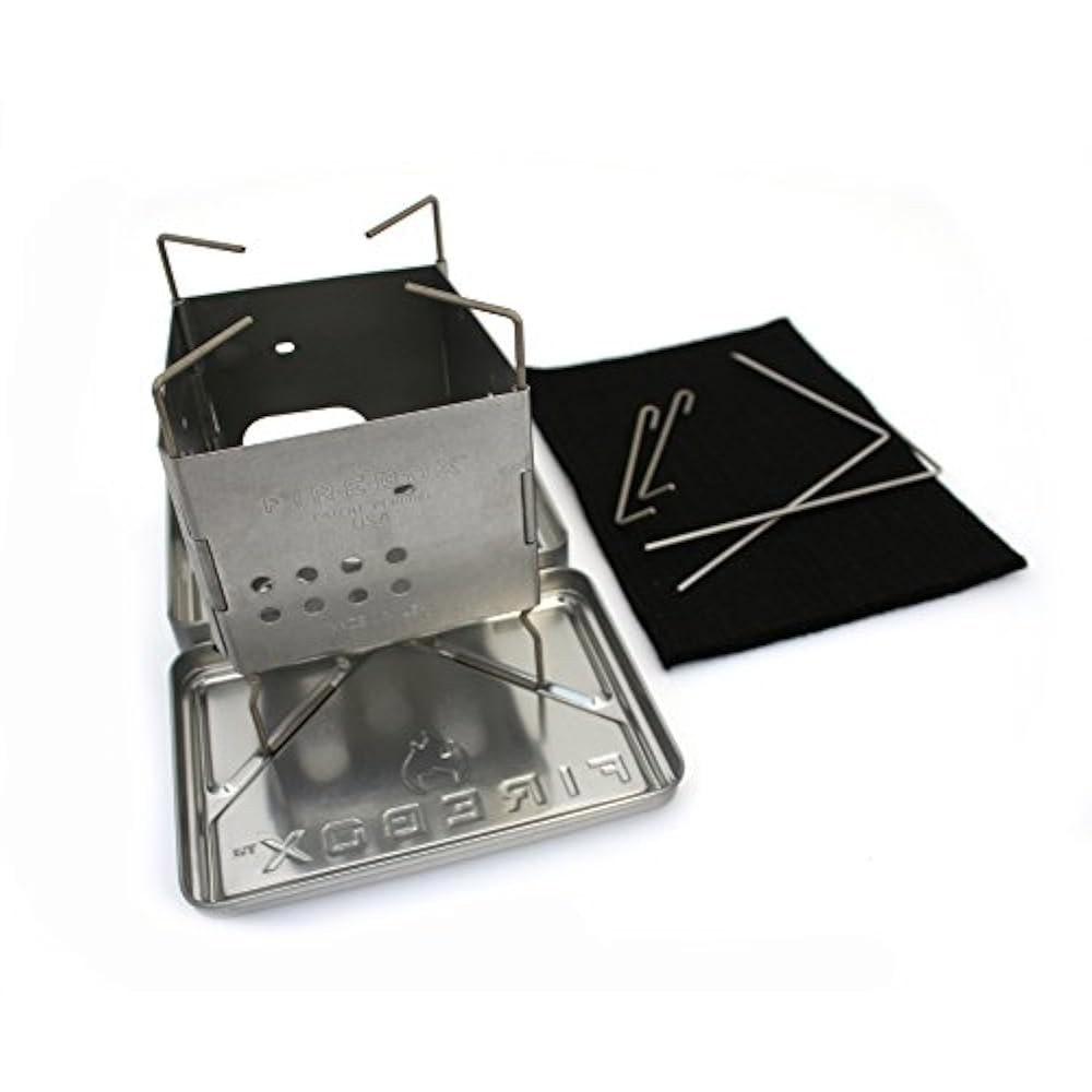 파이어박스 스테인리스 스틸 나노 스토브 G2 + X-케이스 키트 - 우드 버닝/멀티 연료 접이식 캠프/부시크래프트 112,300원