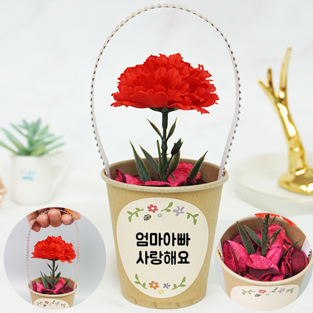 어버이날 카네이션 만들기 세트 꽃 카드 diy kit 9,600원
