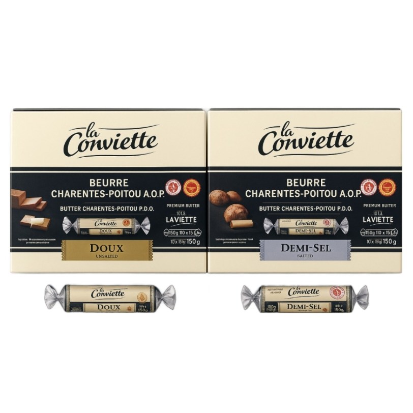 라꽁비에트 AOP 가염버터 + AOP 무염버터 총2팩 33,000원