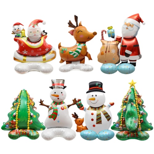 크리스마스 파티 풍선 스탠딩 에어벌룬 산타 루돌프 눈사람 트리 12,250원