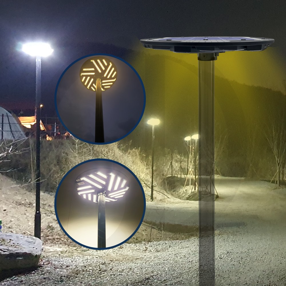 솔까든 야외정원등 1195LED휠형UFO가로등 야외정원등 태양광가로등 262,000원