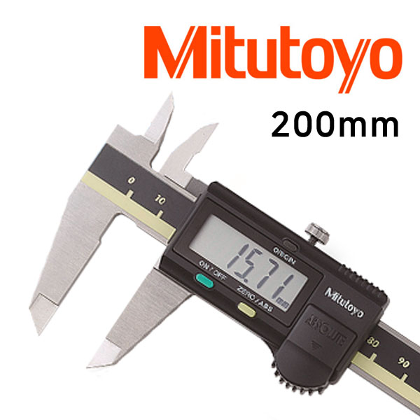 [당일발송] Mitutoyo 버니어캘리퍼스 미쓰도요 디지털 200mm 정품 표준형 + 철직자 150mm 증정 187,800원