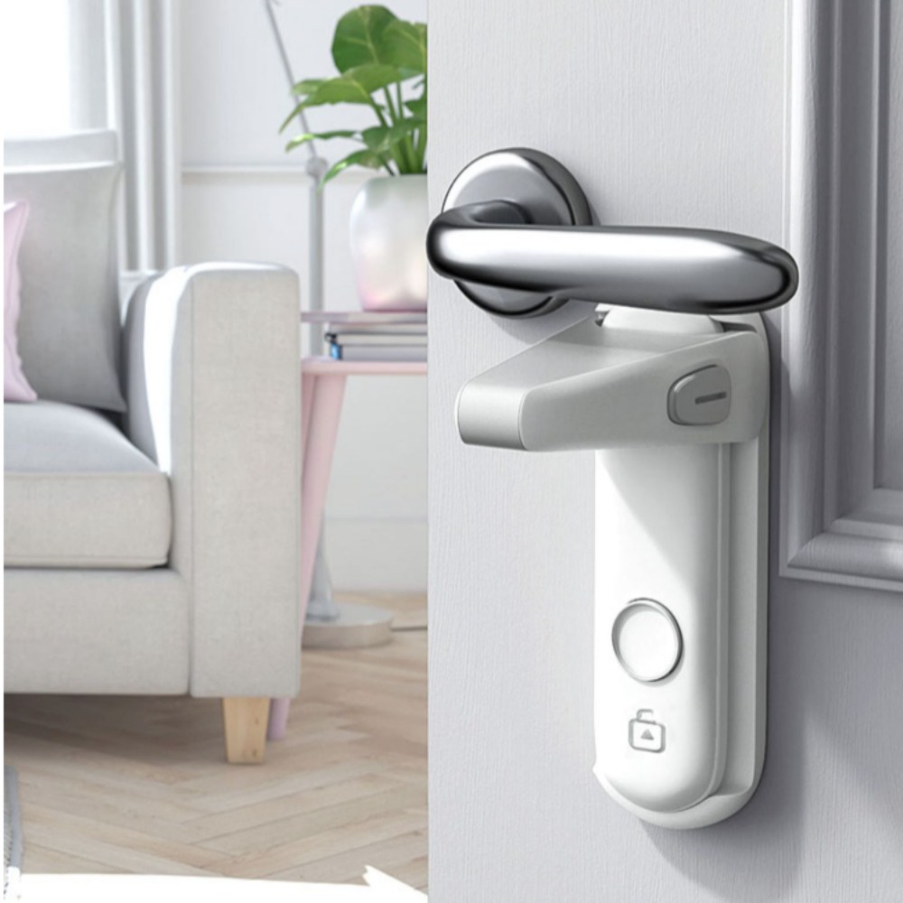 엄빠의선택 도어락 이중잠금 현관문 안전고리 방문잠금장치 창문 문걸쇠 2P, 1개 15,000원