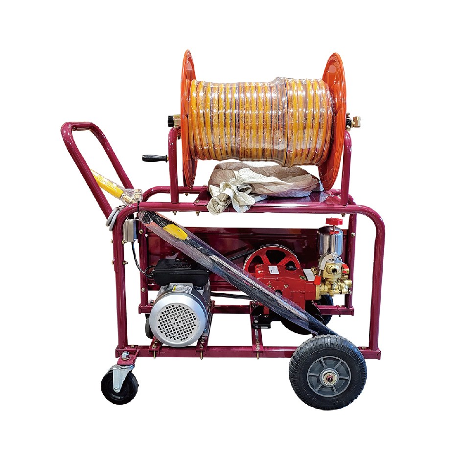 단단 고압 분무기 모터 3마력 대구식 회전가능 밀차형 직조호스 이동식, 1개 608,600원