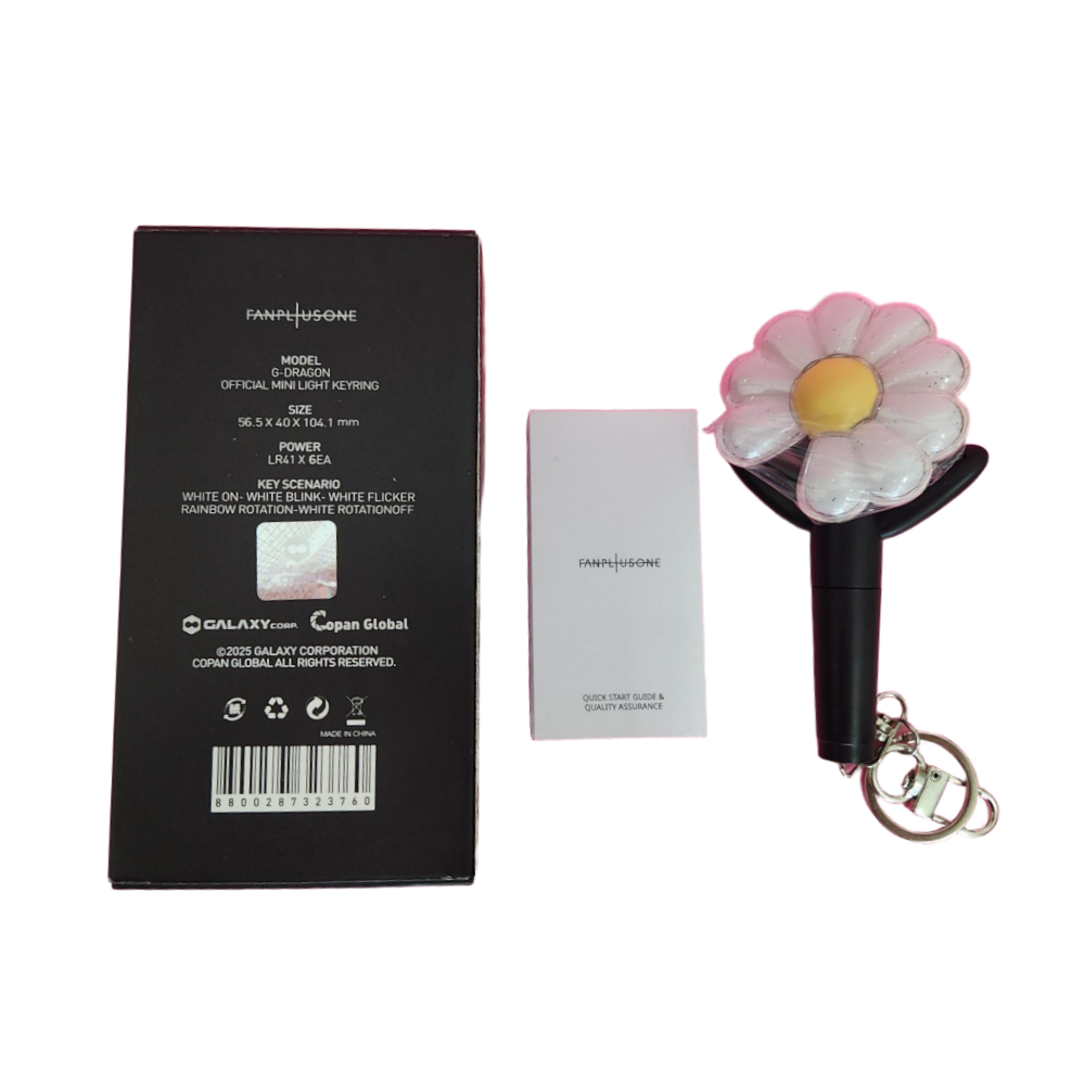 [원스트리] GD 지드래곤 미니 응원봉 키링 해외 ver, 1개, 블랙 29,900원