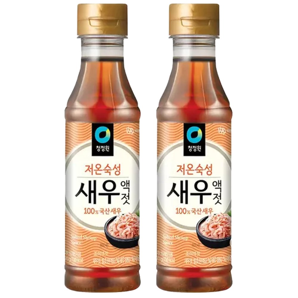 (1+1) 청정원 저온숙성 새우액젓 500g 2개 2Set 39,840원