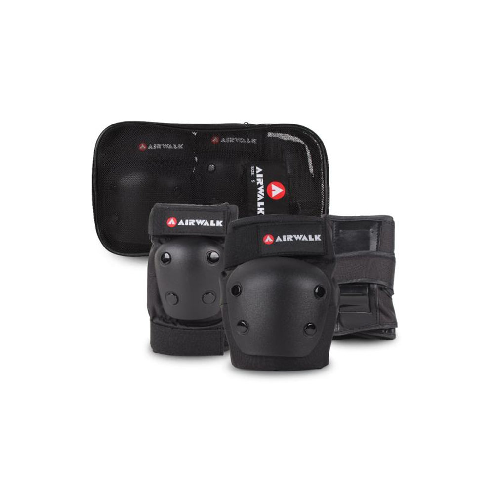 Airwalk 보호대 세트 블랙/인라인 자전거 보호대, 1개 40,000원