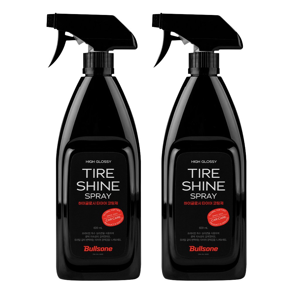 불스원 하이글로시 타이어코팅제 600ml, 2개, 2개, 600ml 17,900원