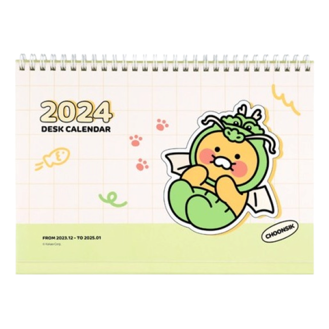 [춘식이 2024 탁상 캘린더]달력 2024년달력 캘린더 디데이 2024달력 스케줄러 2024년 감성캘린더 달력만들기 탁상달력 3D달력 탁상달력 1년달력 새해달력 카카오프렌즈달력 11,210원