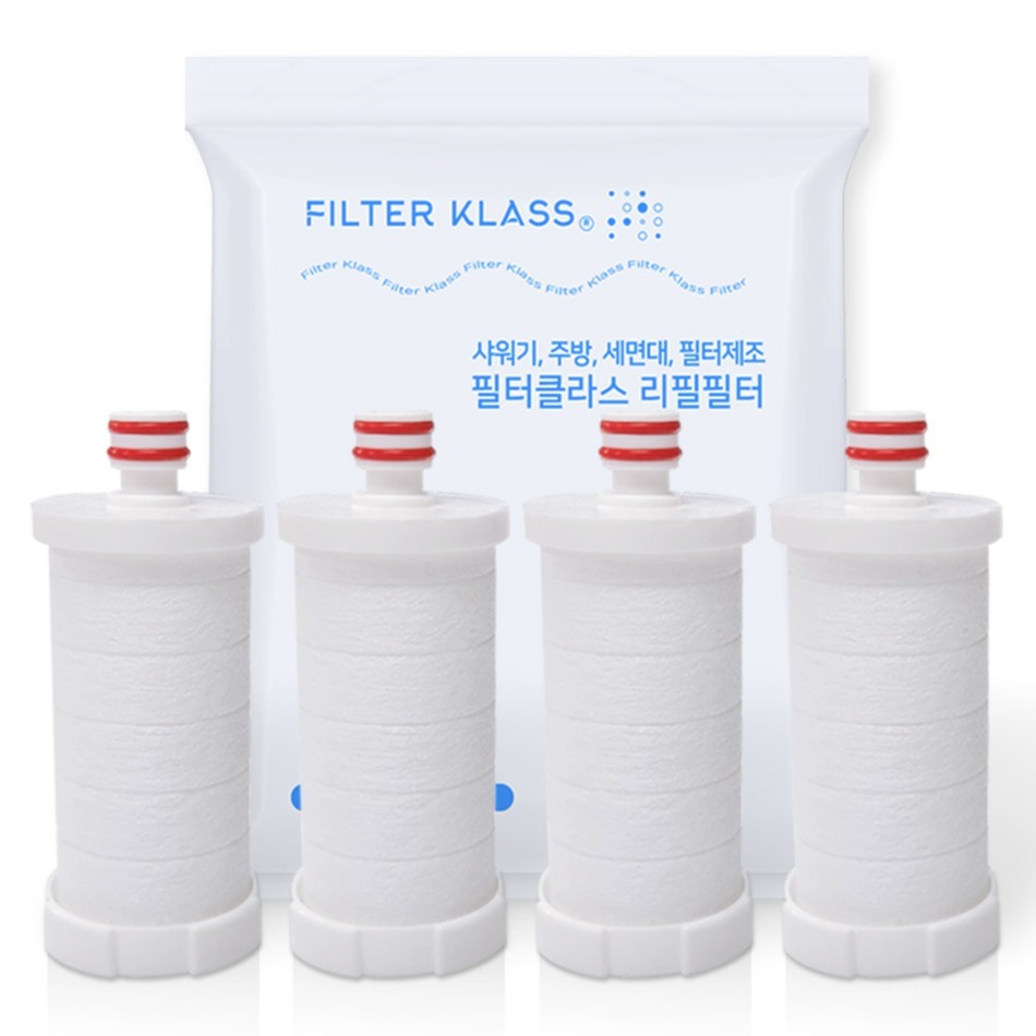 필터클래스 대용량 바디럽 퓨어썸 샤워기필터, 4개, 무향 14,900원