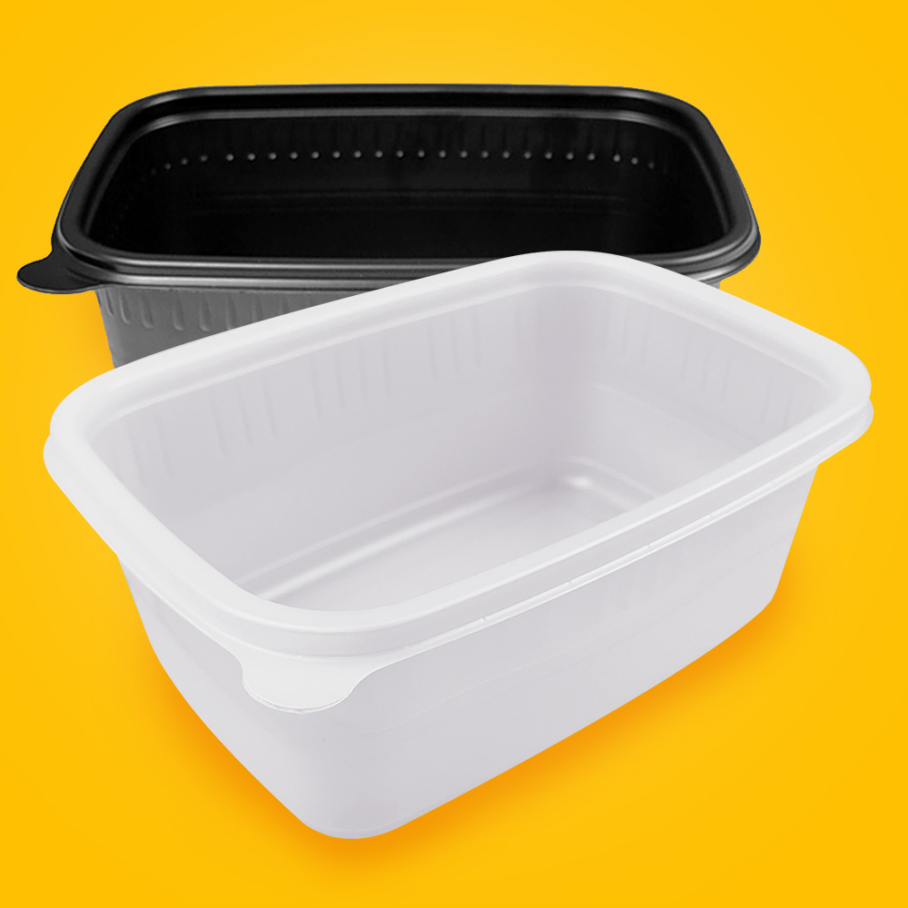 사각 죽용기 특대 용기+뚜껑세트 50개 1250ml 국내생산 강력한 밀폐력, 50세트 22,900원