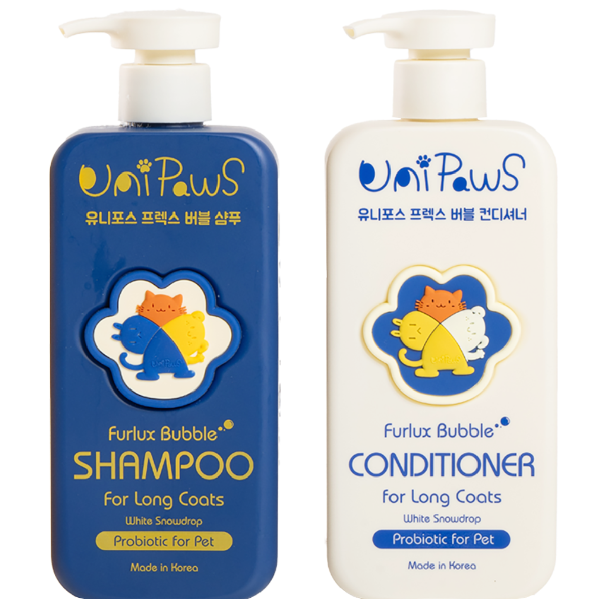 유니포스 프렉스 버블 컨디셔너 반려동물 컨디셔너 for 장모, 롱 코트, 2개, 500ml 46,600원