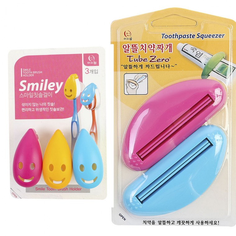 프라픽 국산 치약짜개 클립 치솔걸이 위생칫솔걸이 클립치약짜개 치약디스펜서 치약튜브.알뜰치약짜개 4,590원