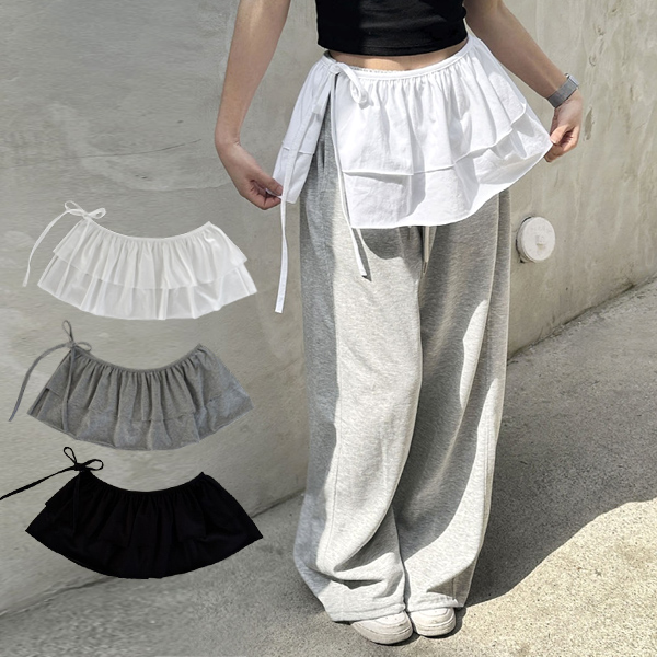 요즘대세 레이어드 코디룩 힙커버 3color / 조이무지셔링레이어드스커트JCT 9,610원