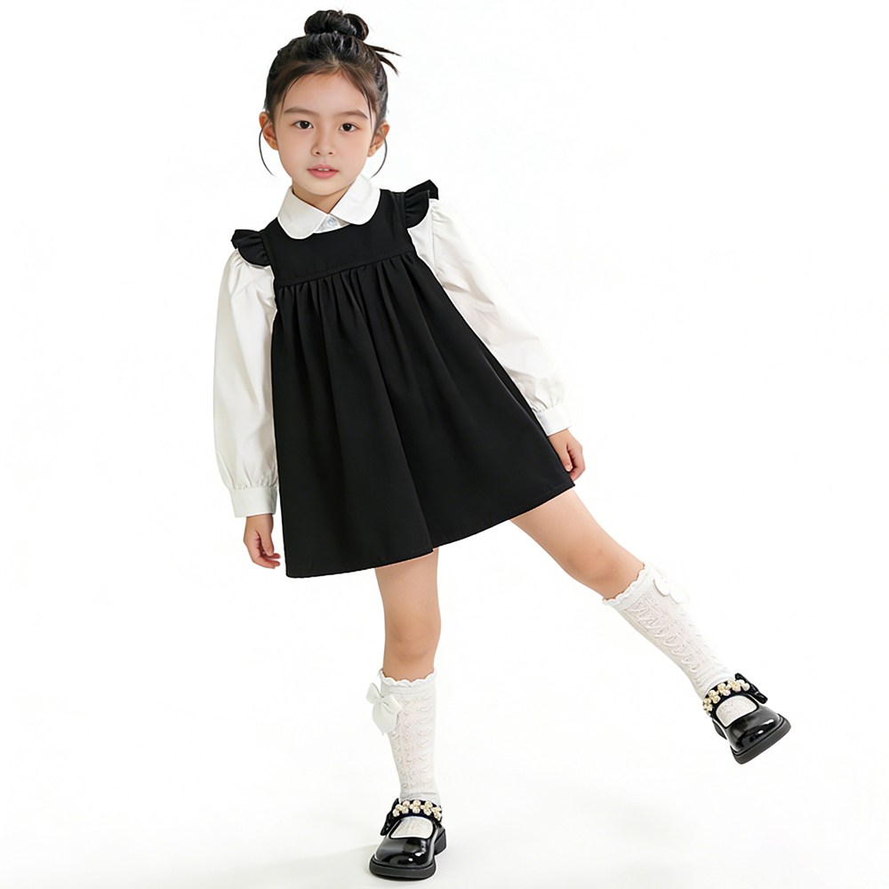 투에그 여아동 봄가을 원피스 블라우스 세트 공주 드레스 결혼식하객룩 28,500원