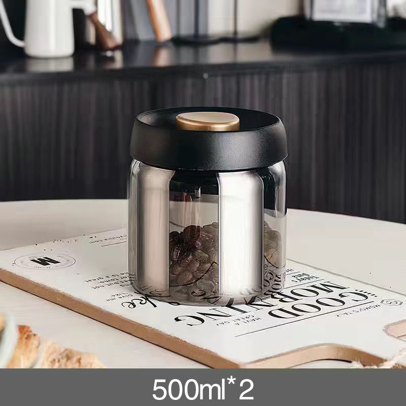 원터치 밀폐용기 진공 유리 밀폐용기 대용량 커피 원두 보관통 가정용 다용도 밀폐 유리병 밀폐 유리 보관 용기 밀폐형 커피 보관용기 QXX 22,220원