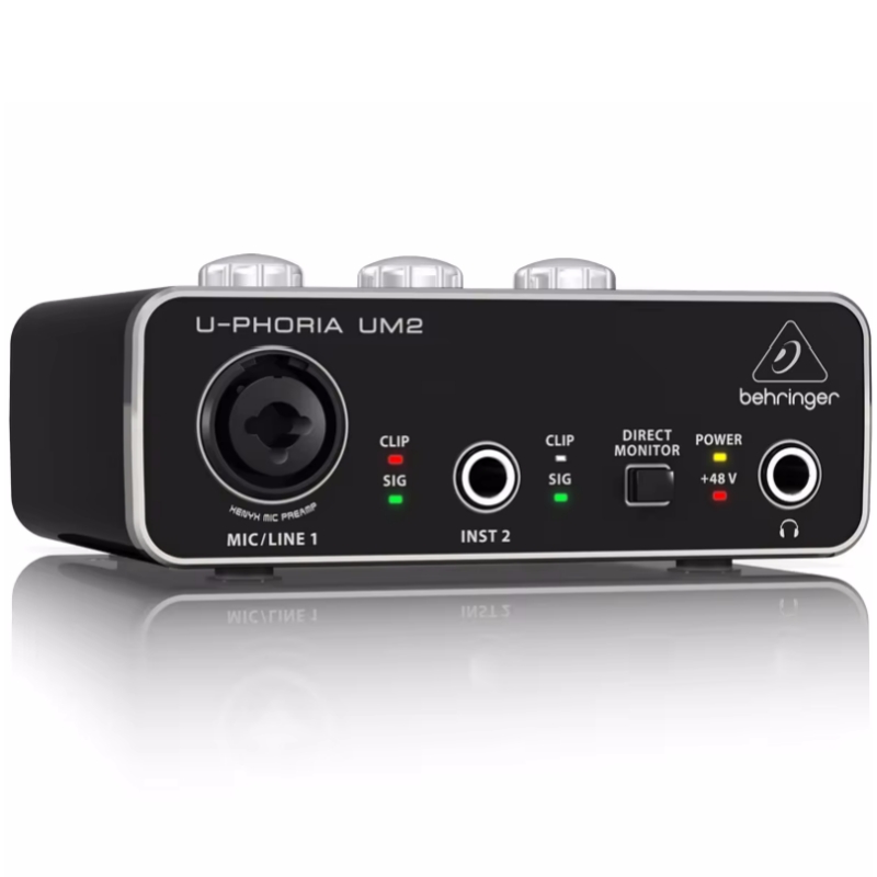 호환 BEHRINGER UMC22/ UM2/UMC202HD 마이크 앰프 라이브 녹음 외부 사운드 카드 USB 오디오 인터페이스 대 97,000원