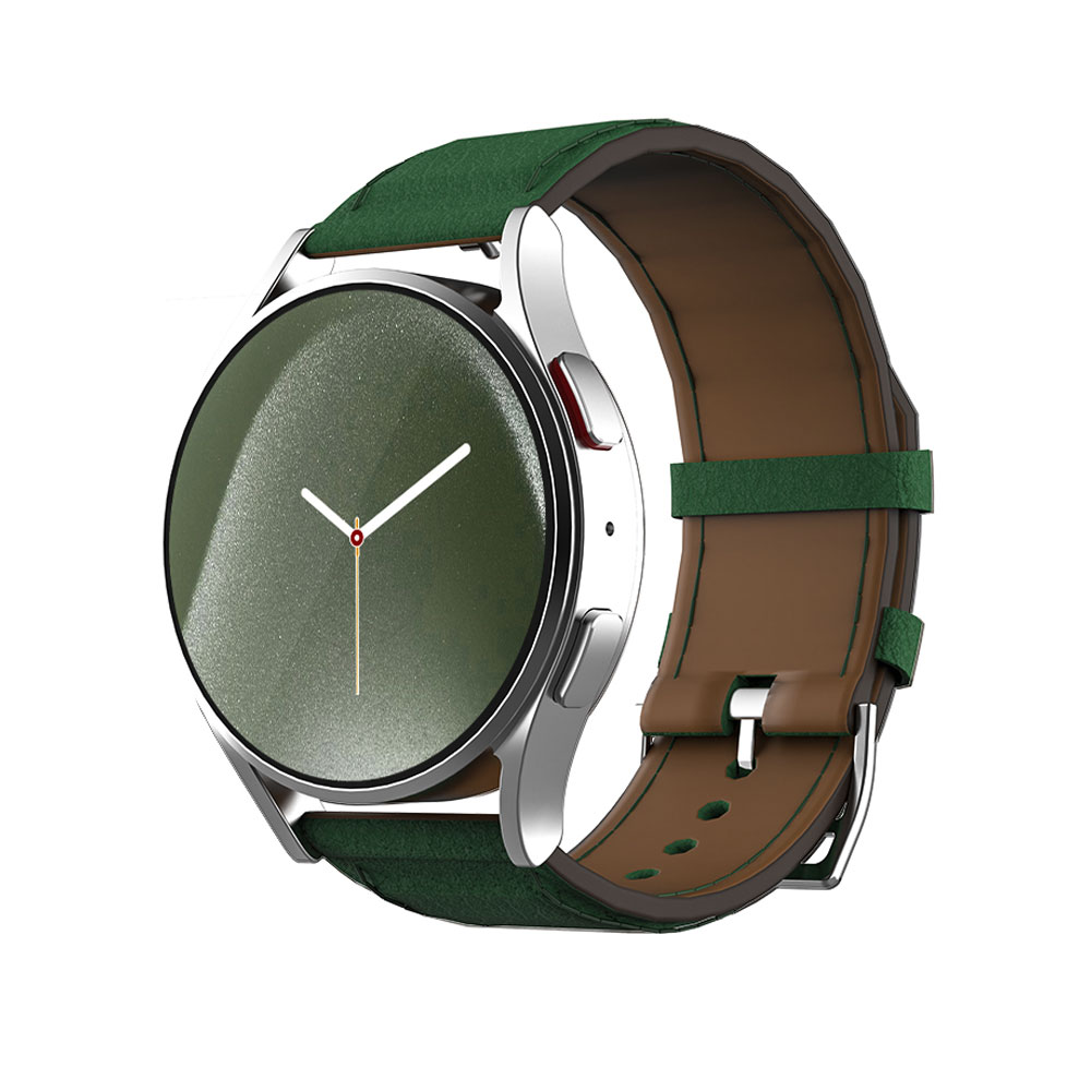 아이메이드잇 갤럭시워치 호환 모던 가죽밴드 스트랩, 딥 그린, 1개 19,800원