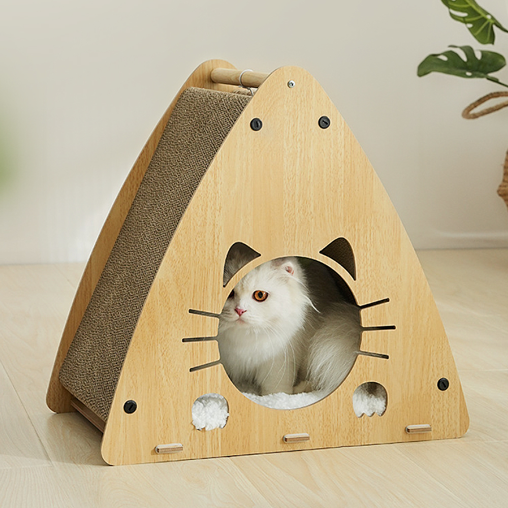 김멍냥 고양이 삼각김밥 스크래쳐 하우스 15,800원