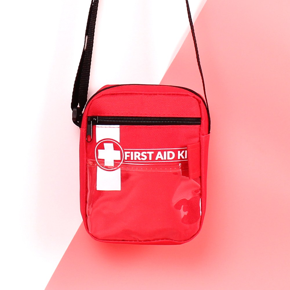 구급낭 L 크로스 10종 약품세트 구급가방 응급키트 11,000원