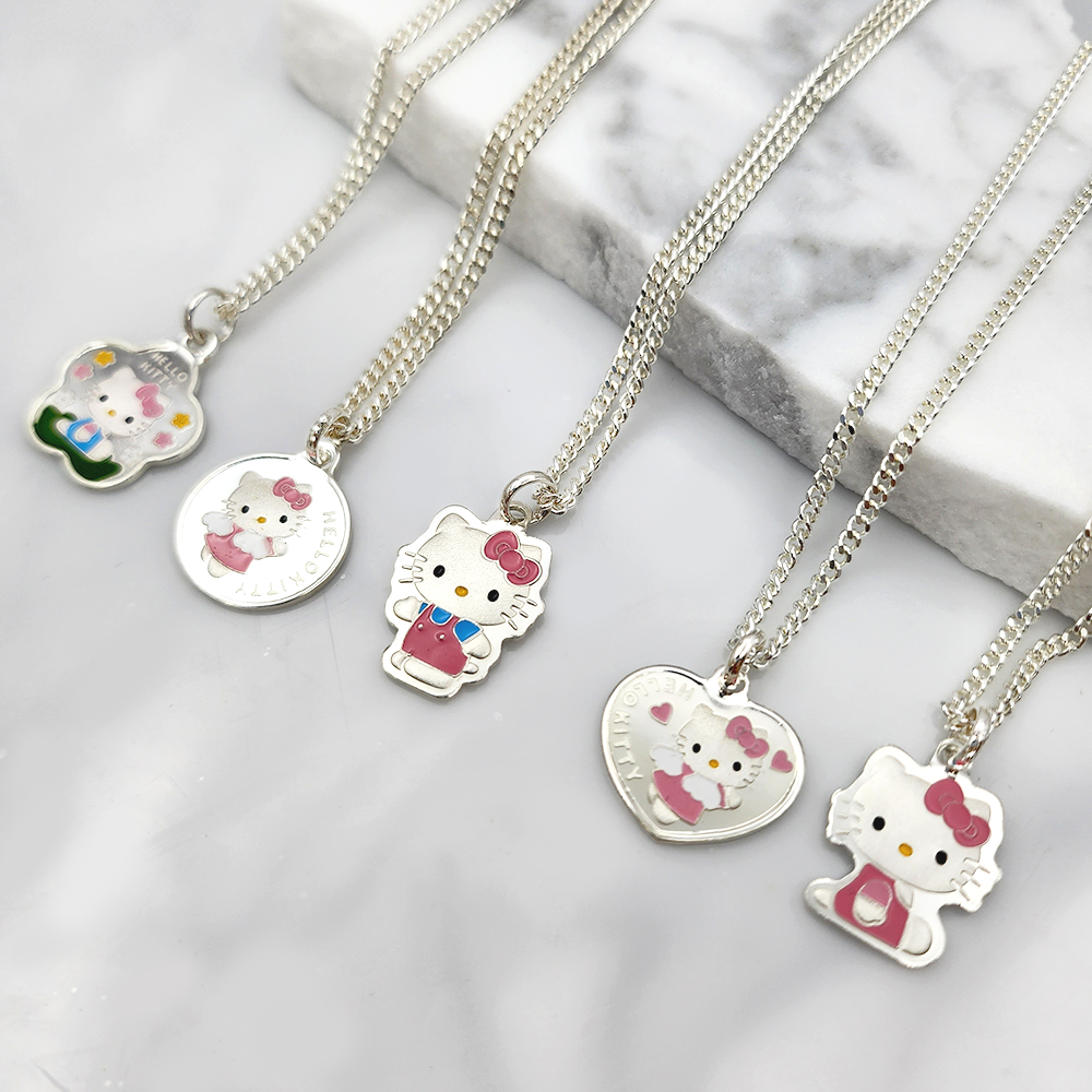 온더마스 [925실버 목걸이] 산리오 헬로키티 정식 라이센스 미아방지 SILVER 무료각인 134,900원