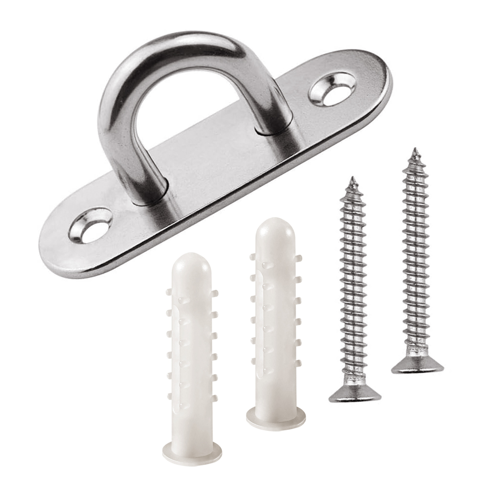 리우툴 스텐 패드아이+피스+칼블럭 세트 U자형 고리 플레이트 콘크리트고리 벽 고정 선쉐이드 천막 다용도 후크 고리 걸이 타원형 2,000원