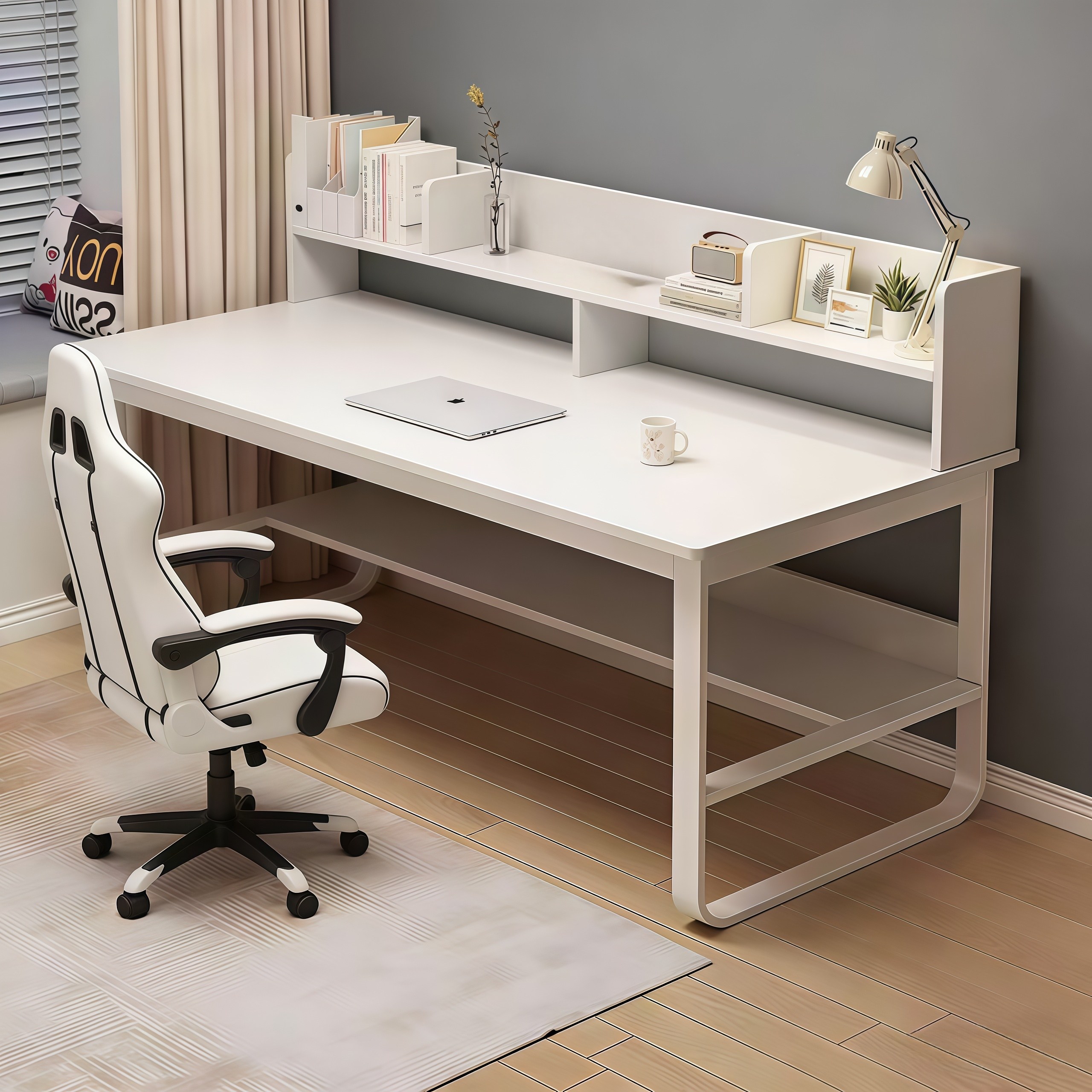 YAPOGI 사무용책상 책꽂이 철재책상 1인용 책상 독서실 집중력 책상 78,900원