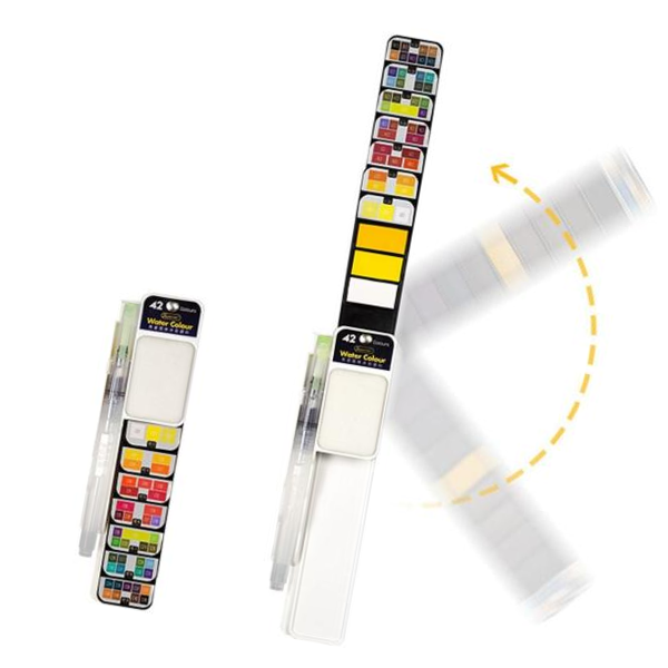 농축행태 휴대용 고체물감 42색 만 14세 이상 사용 수채화 세트 35,210원