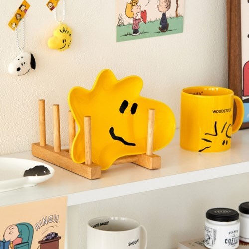 [텐바이텐] 피너츠 페이스 플레이트, 1개, 우드스탁(옐로우) 14,000원