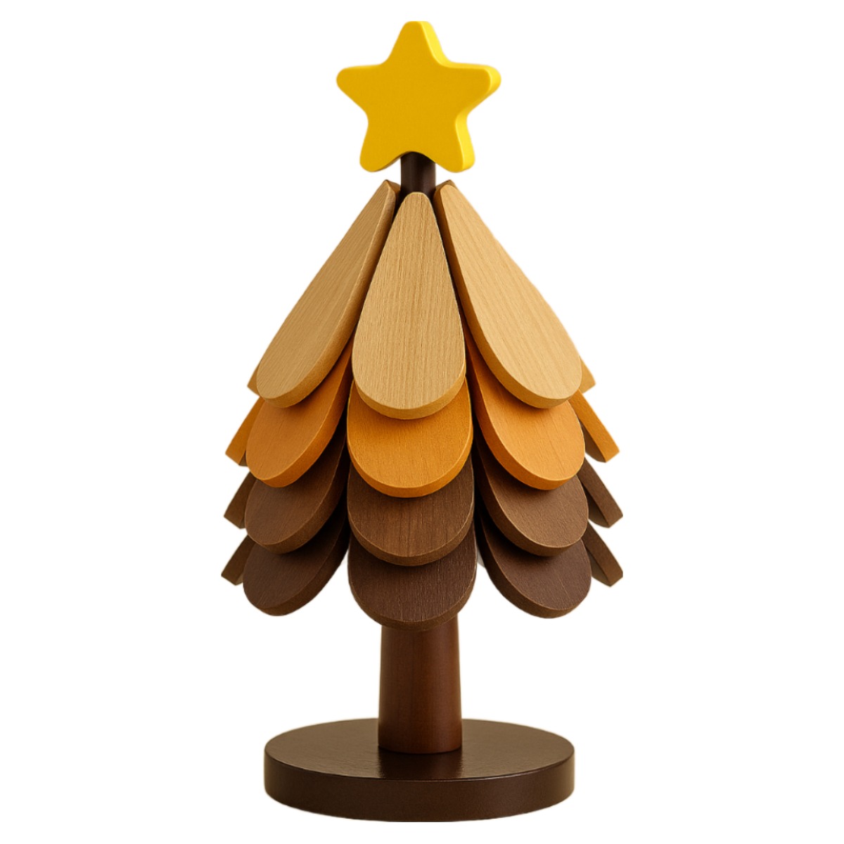 원목 받침대 우드트리 4겹, 1개, 별 9,900원