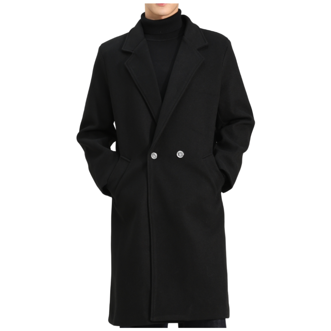 Blosun 남성 모직 겨울 롱코트 고급 정장 카라넥 베이직 빅사이즈 트렌치코 봄가을 발마칸 아우터 남자 패딩 45,800원