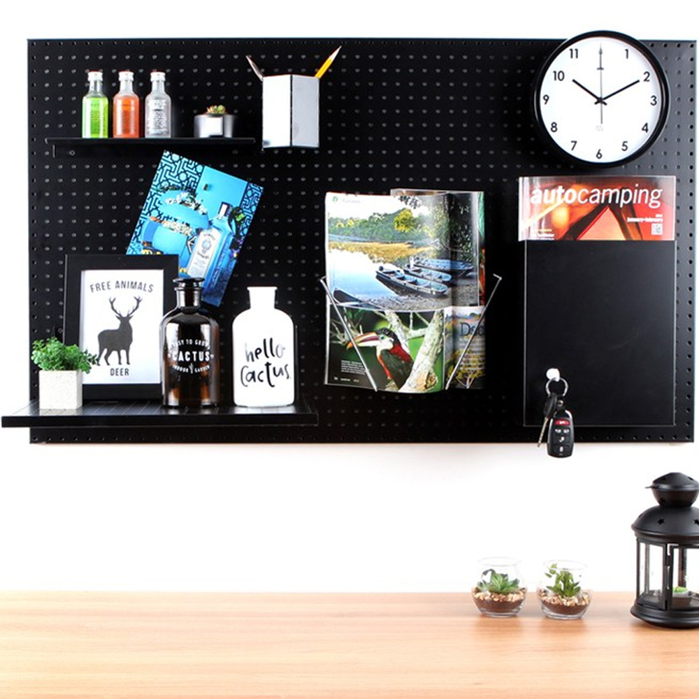 타공판닷컴 인테리어 원형 타공판 600 x 900 mm, 1개, 블랙 43,500원