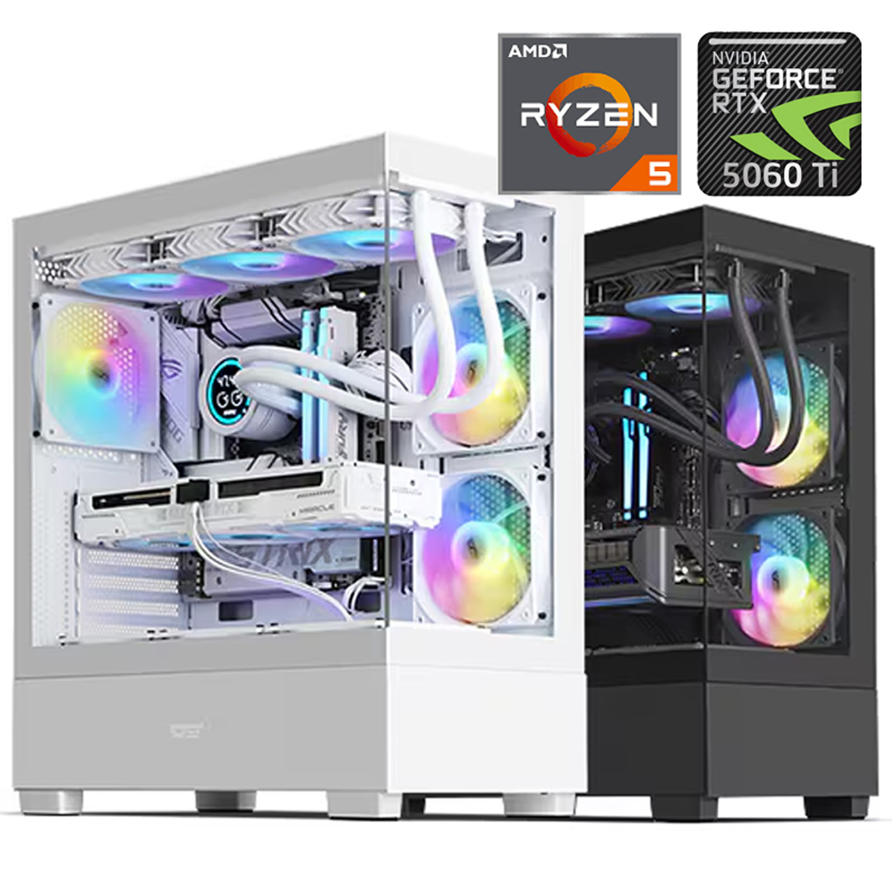 5600 + RTX5060Ti 라이젠5 게이밍 게임용 발로란트 로블록스 던파 메이플 마인크래프트 배그 조립컴퓨터, Free DOS, 512GB, 16GB, 지포스 RTX 5060 Ti, 5600 1,430,000원