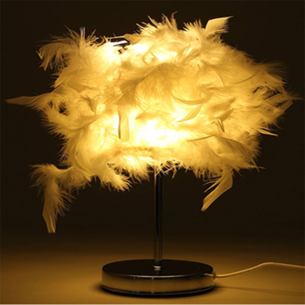 오알마켓 깃털 무드등(화이트 스틸받침) 인테리어무드등 22,500원