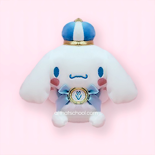 산리오 [산리오 정품] 시나모롤 크라운 가방고리 13cm 봉제 인형 + 원형 스티커 6,300원