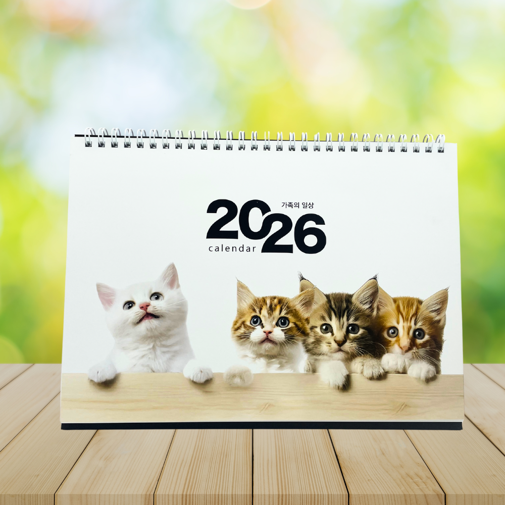 고양이 탁상달력 귀여운 냥이 인테리어 2026 캘린더 책상 사무실용 선물 14,690원