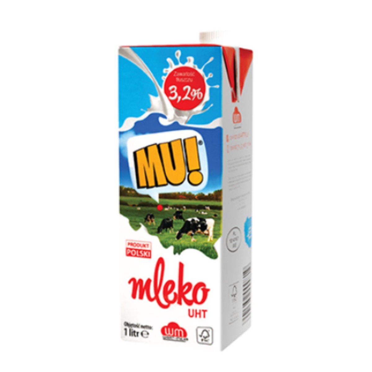 바르트밀크 뮤 3.2% 멸균우유 유럽 프리미엄, 6팩, 1L 14,780원