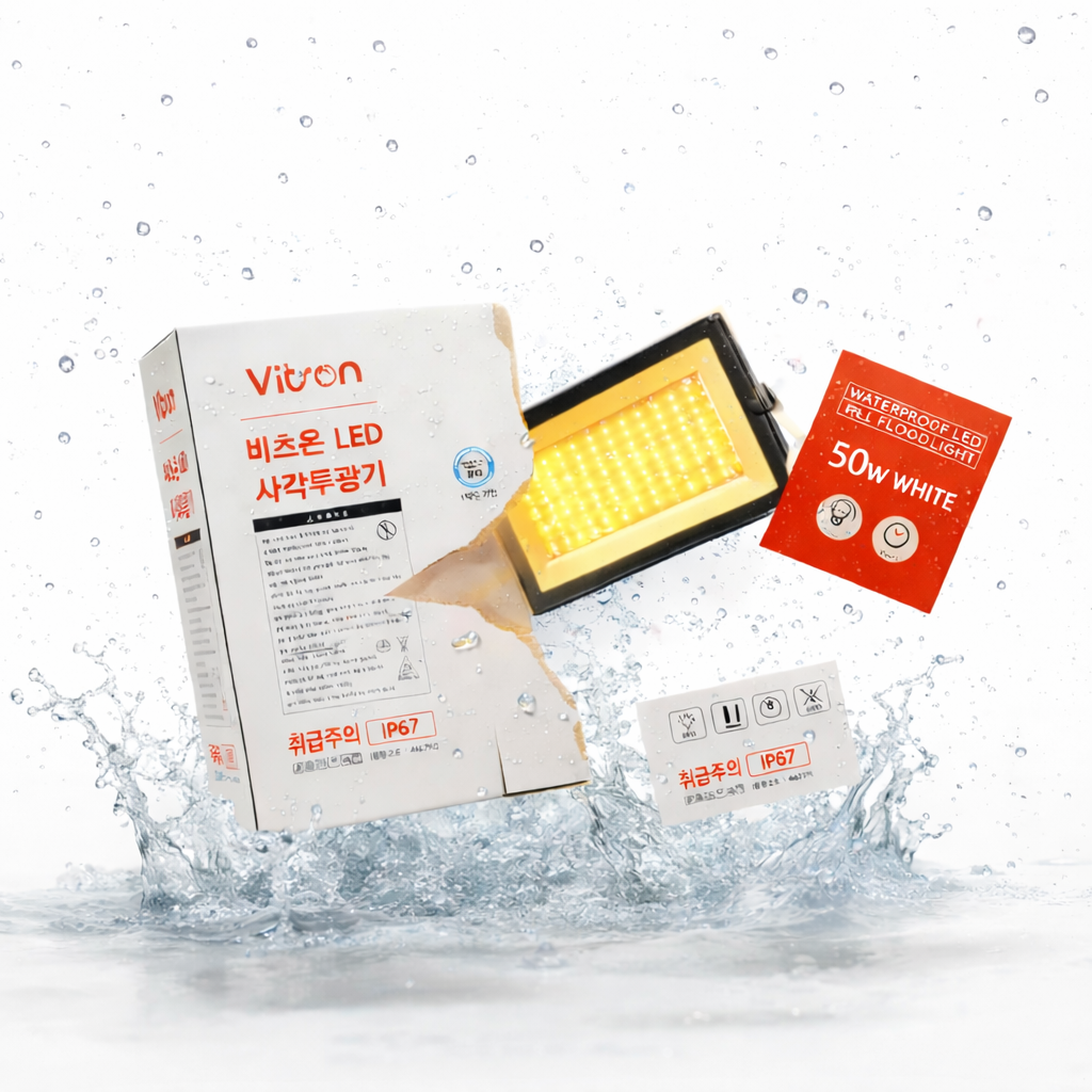 서광조명 비츠온 LED 50w 사각 투광기,투광등 A/S 2년 IP67 블랙바디 CJ 내일도착배송!! 12,250원
