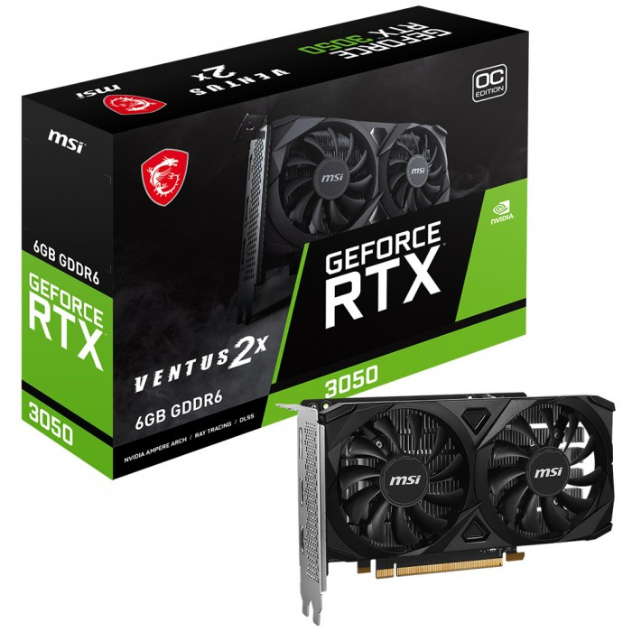 MSI 지포스 RTX 3050 벤투스 2X E OC D6 6GB, MS-V812V3 342,000원