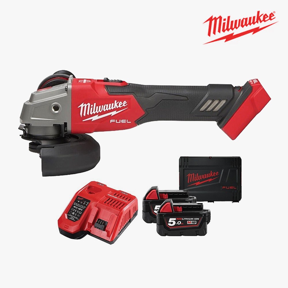 밀워키 무선 충전그라인더 M18FSAGV125XB-502X 속도조절가능 배터리 2개포함 551,730원