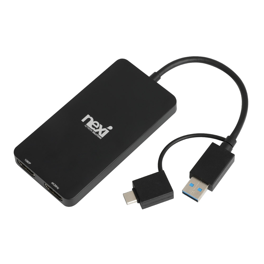 넥시 USB3.1 C타입 to USB3.0 듀얼 HDMI 컨버터 NX1316 57,520원