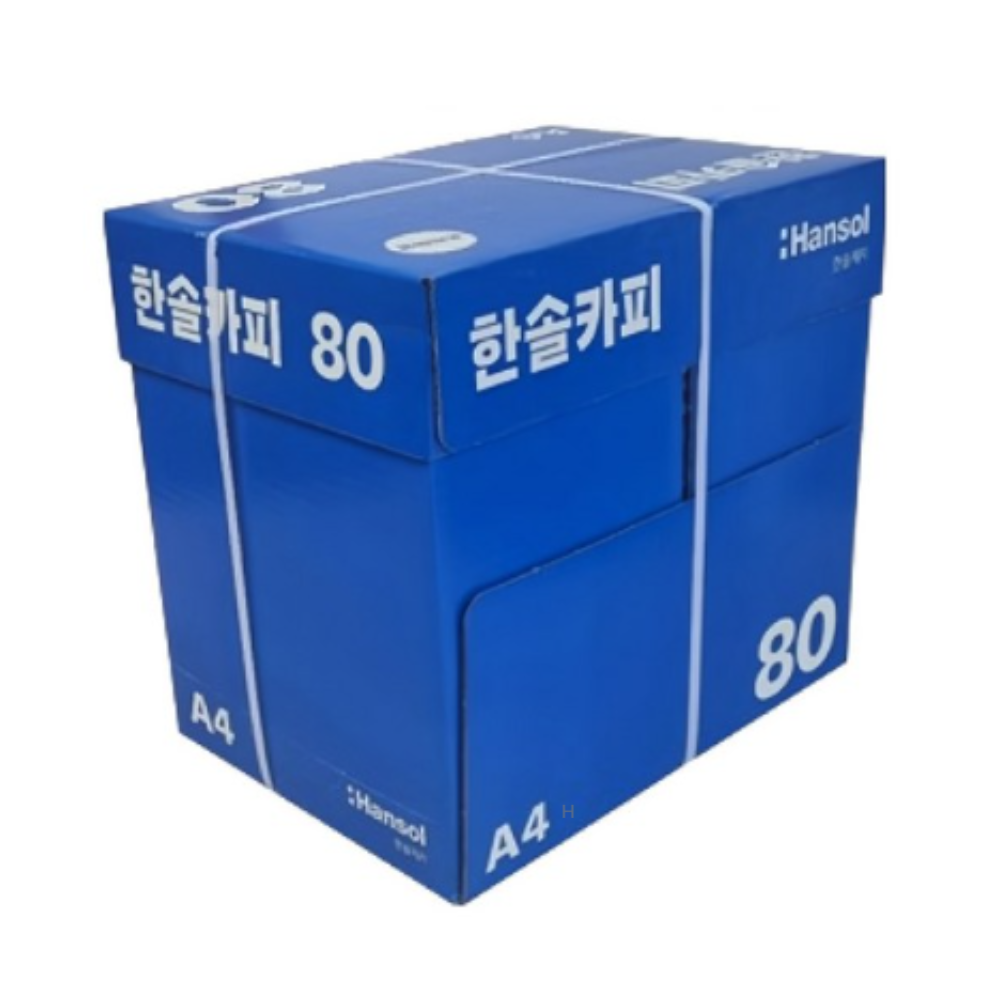 한솔카피 복사용지 80g, 80g A4 (2500매), 1박스 22,900원