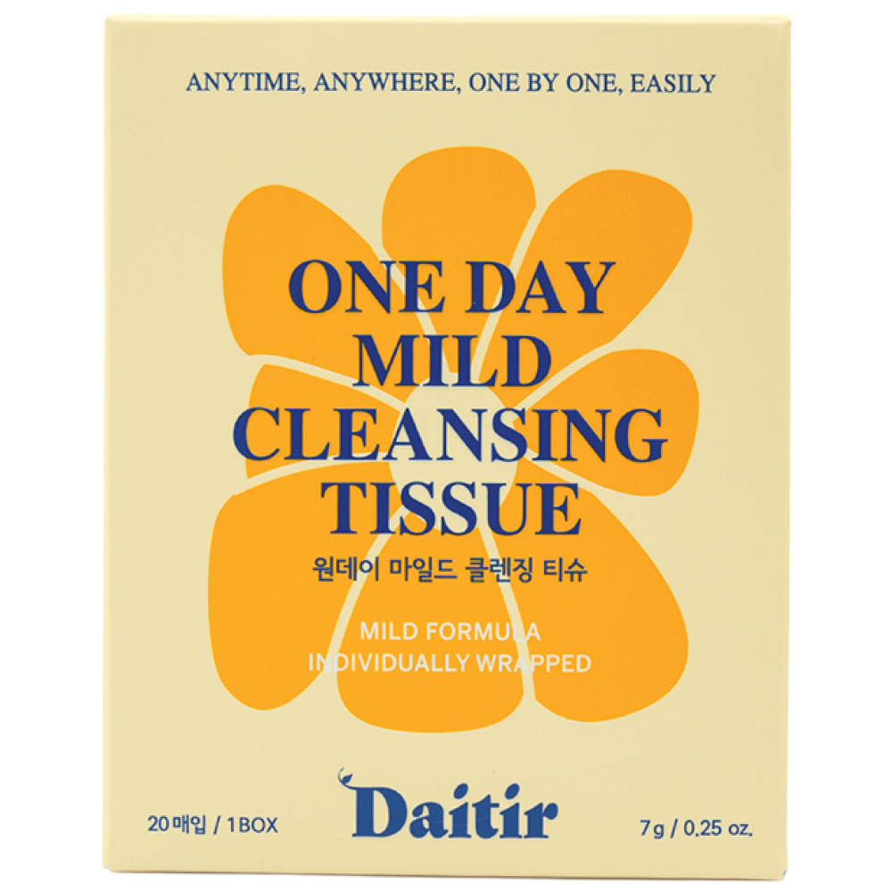 데이티르 원데이 마일드 클렌징 티슈 BHA 8,500원