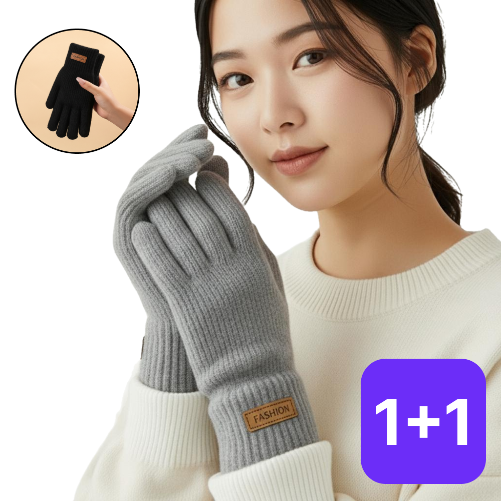 비바핏 따뜻한 겨울 스마트폰 터치 기모 방한 장갑 2개 4,900원