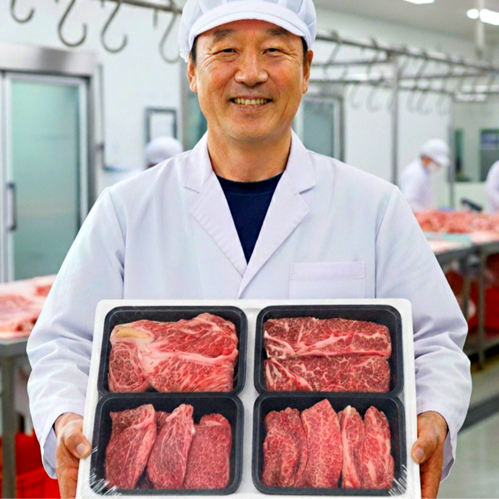 [명절선물세트] 프리미엄 횡성한우 구이용 선물용 소고기 모둠 세트 설 추석 명절 선물 세트 528,000원