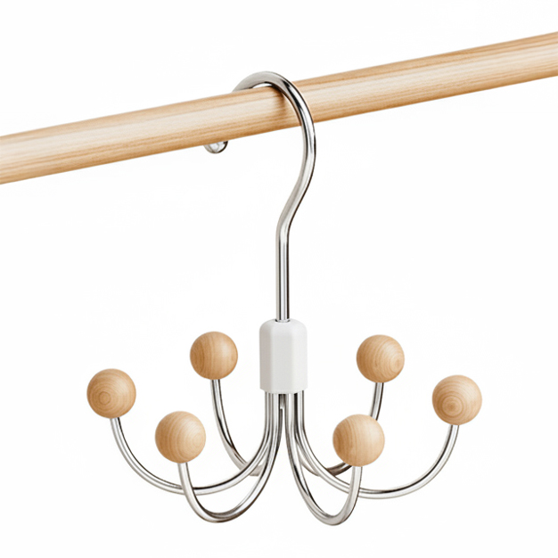 앞날창창 다용도 360도 회전 6구 가방걸이 모자 넥타이 옷걸이 행거 3,770원