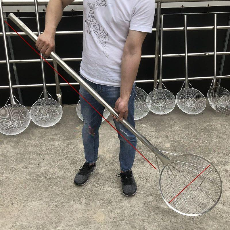 수조 뜰채 대형 손잡이 망 채망 80cm 업소용 거름망 횟집 물고기 연못 62,300원